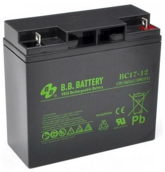 Аккумулятор для ИБП BB Battery ВС 17-12 12 В 17 Ач