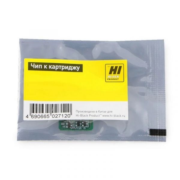 Чип картриджа Hi-Black CLT504 Y для Samsung CLP-415/470/CLX4195 1800 стр.