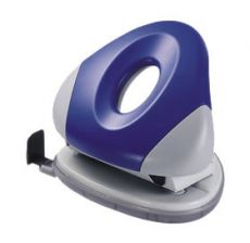 Дырокол KW-trio 98E0blu UFO Heavy Duty НЛО до 40 листов синий/серый металл линейка
