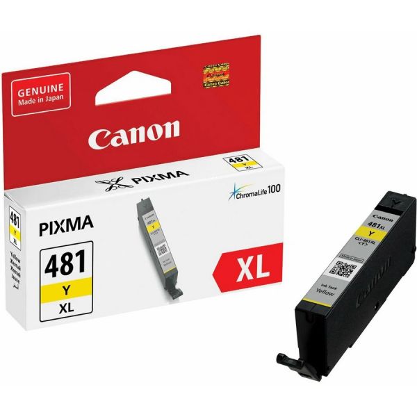 Картридж для принтера и МФУ Canon CLI-481XLY желтый, [2046c001]